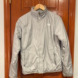 The North Face Light Gray Insulated Jacket